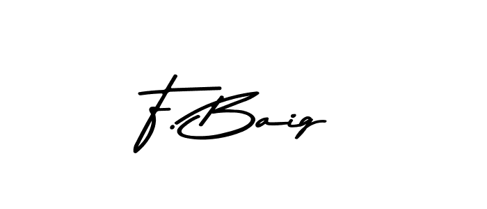 This is the best signature style for the F. Baig name. Also you like these signature font (Asem Kandis PERSONAL USE). Mix name signature. F. Baig signature style 9 images and pictures png