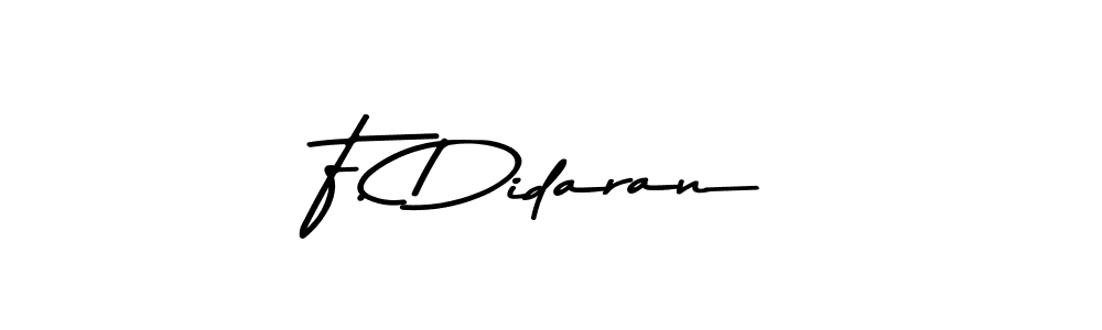 Asem Kandis PERSONAL USE is a professional signature style that is perfect for those who want to add a touch of class to their signature. It is also a great choice for those who want to make their signature more unique. Get F. Didaran name to fancy signature for free. F. Didaran signature style 9 images and pictures png