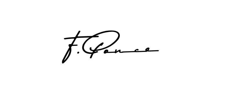 This is the best signature style for the F. Ponce name. Also you like these signature font (Asem Kandis PERSONAL USE). Mix name signature. F. Ponce signature style 9 images and pictures png