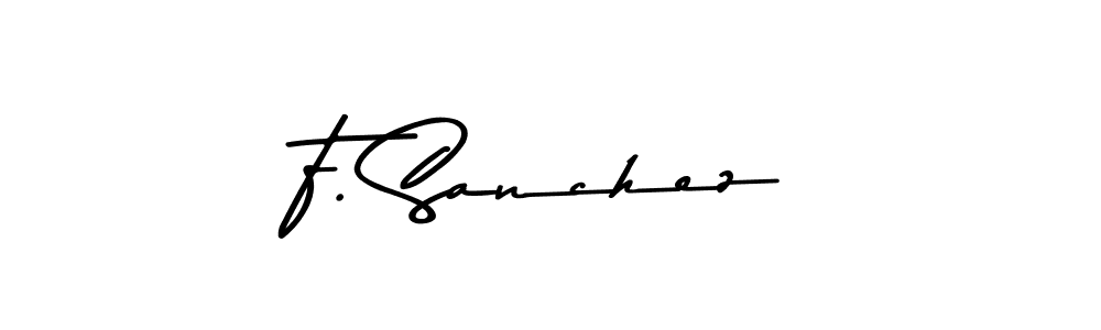 This is the best signature style for the F. Sanchez name. Also you like these signature font (Asem Kandis PERSONAL USE). Mix name signature. F. Sanchez signature style 9 images and pictures png