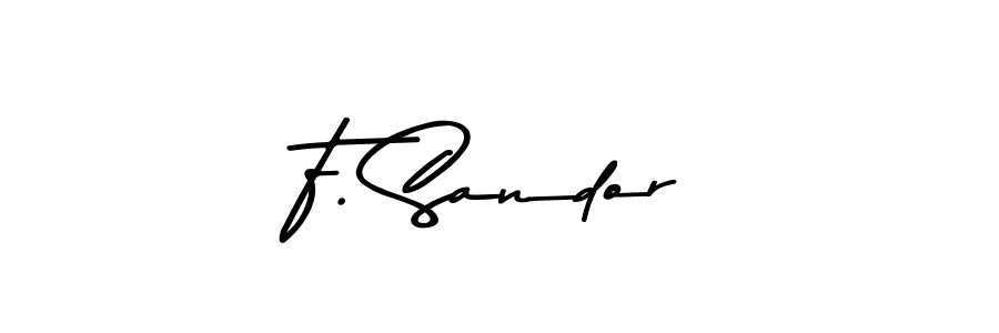 How to make F. Sandor signature? Asem Kandis PERSONAL USE is a professional autograph style. Create handwritten signature for F. Sandor name. F. Sandor signature style 9 images and pictures png