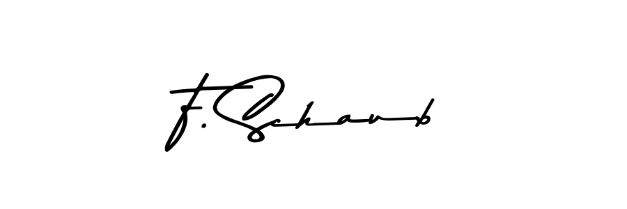 Use a signature maker to create a handwritten signature online. With this signature software, you can design (Asem Kandis PERSONAL USE) your own signature for name F. Schaub. F. Schaub signature style 9 images and pictures png