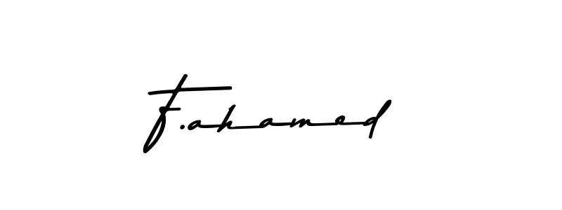 Also we have F.ahamed name is the best signature style. Create professional handwritten signature collection using Asem Kandis PERSONAL USE autograph style. F.ahamed signature style 9 images and pictures png