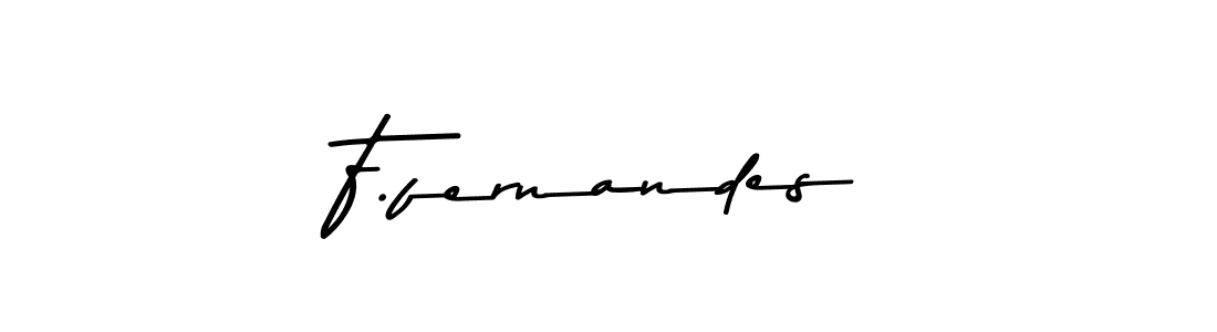 You should practise on your own different ways (Asem Kandis PERSONAL USE) to write your name (F.fernandes) in signature. don't let someone else do it for you. F.fernandes signature style 9 images and pictures png