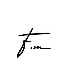 Also we have F.m name is the best signature style. Create professional handwritten signature collection using Asem Kandis PERSONAL USE autograph style. F.m signature style 9 images and pictures png