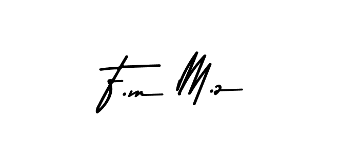 Use a signature maker to create a handwritten signature online. With this signature software, you can design (Asem Kandis PERSONAL USE) your own signature for name F.m M.z. F.m M.z signature style 9 images and pictures png