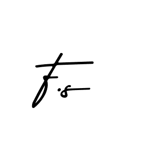 Similarly Asem Kandis PERSONAL USE is the best handwritten signature design. Signature creator online .You can use it as an online autograph creator for name F.s. F.s signature style 9 images and pictures png