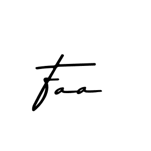 Design your own signature with our free online signature maker. With this signature software, you can create a handwritten (Asem Kandis PERSONAL USE) signature for name Faa. Faa signature style 9 images and pictures png