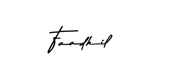 Faadhil stylish signature style. Best Handwritten Sign (Asem Kandis PERSONAL USE) for my name. Handwritten Signature Collection Ideas for my name Faadhil. Faadhil signature style 9 images and pictures png