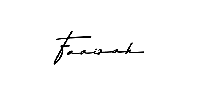 Make a beautiful signature design for name Faaizah. With this signature (Asem Kandis PERSONAL USE) style, you can create a handwritten signature for free. Faaizah signature style 9 images and pictures png
