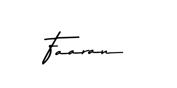 Also we have Faaran name is the best signature style. Create professional handwritten signature collection using Asem Kandis PERSONAL USE autograph style. Faaran signature style 9 images and pictures png