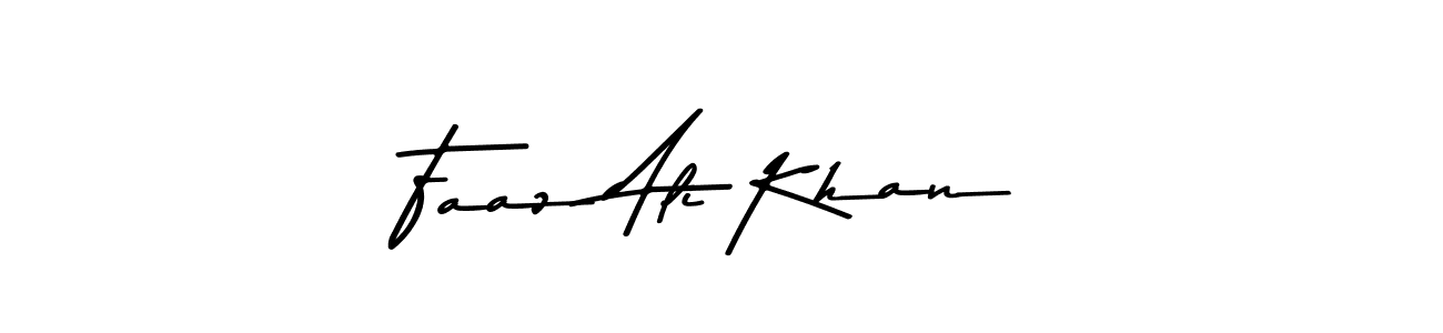 Similarly Asem Kandis PERSONAL USE is the best handwritten signature design. Signature creator online .You can use it as an online autograph creator for name Faaz Ali Khan. Faaz Ali Khan signature style 9 images and pictures png