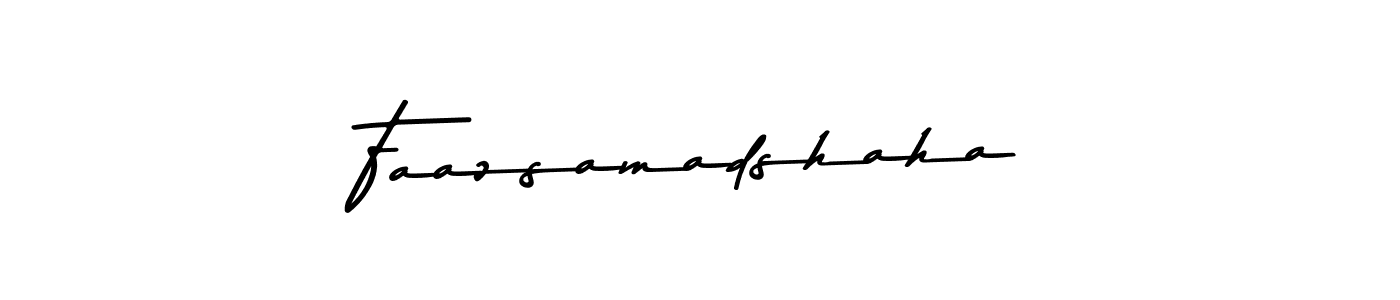 Use a signature maker to create a handwritten signature online. With this signature software, you can design (Asem Kandis PERSONAL USE) your own signature for name Faazsamadshaha. Faazsamadshaha signature style 9 images and pictures png