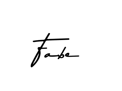 Make a beautiful signature design for name Fabe. With this signature (Asem Kandis PERSONAL USE) style, you can create a handwritten signature for free. Fabe signature style 9 images and pictures png