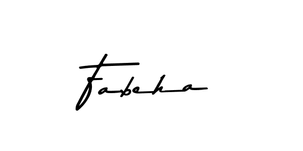 Fabeha stylish signature style. Best Handwritten Sign (Asem Kandis PERSONAL USE) for my name. Handwritten Signature Collection Ideas for my name Fabeha. Fabeha signature style 9 images and pictures png