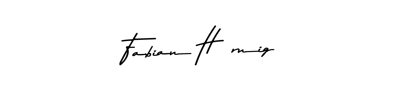 Fabian Hörnig stylish signature style. Best Handwritten Sign (Asem Kandis PERSONAL USE) for my name. Handwritten Signature Collection Ideas for my name Fabian Hörnig. Fabian Hörnig signature style 9 images and pictures png