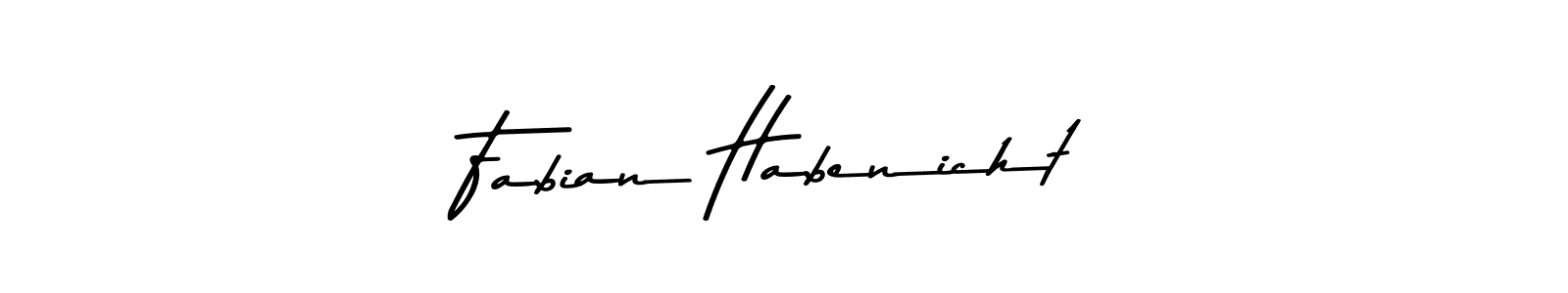 Create a beautiful signature design for name Fabian Habenicht. With this signature (Asem Kandis PERSONAL USE) fonts, you can make a handwritten signature for free. Fabian Habenicht signature style 9 images and pictures png