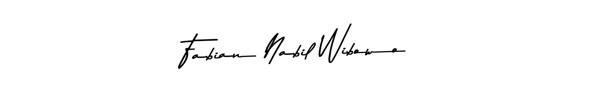 if you are searching for the best signature style for your name Fabian Nabil Wibowo. so please give up your signature search. here we have designed multiple signature styles  using Asem Kandis PERSONAL USE. Fabian Nabil Wibowo signature style 9 images and pictures png