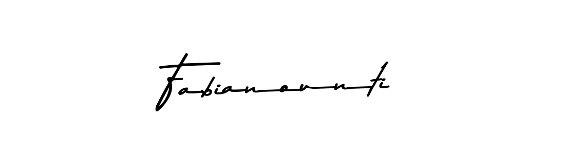 Fabianounti stylish signature style. Best Handwritten Sign (Asem Kandis PERSONAL USE) for my name. Handwritten Signature Collection Ideas for my name Fabianounti. Fabianounti signature style 9 images and pictures png