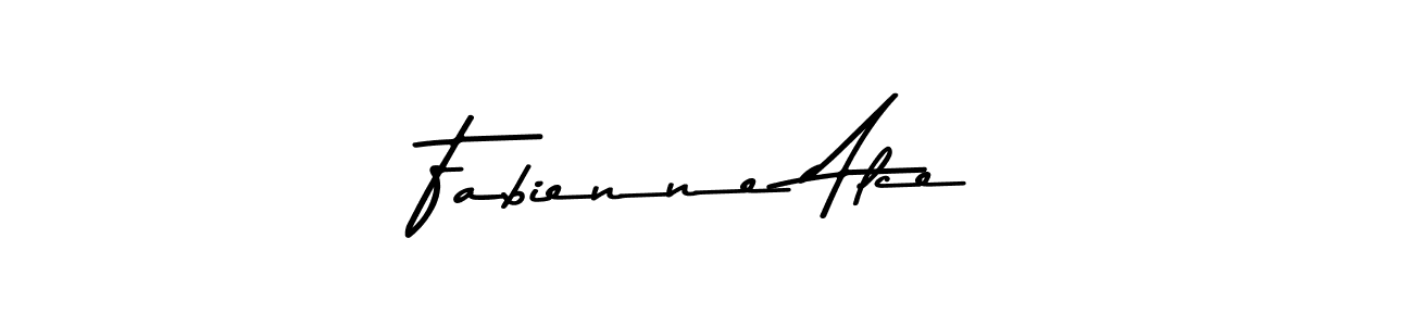 Design your own signature with our free online signature maker. With this signature software, you can create a handwritten (Asem Kandis PERSONAL USE) signature for name Fabienne Alce. Fabienne Alce signature style 9 images and pictures png