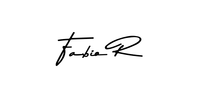 Fabio R stylish signature style. Best Handwritten Sign (Asem Kandis PERSONAL USE) for my name. Handwritten Signature Collection Ideas for my name Fabio R. Fabio R signature style 9 images and pictures png