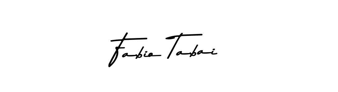 This is the best signature style for the Fabio Tabai name. Also you like these signature font (Asem Kandis PERSONAL USE). Mix name signature. Fabio Tabai signature style 9 images and pictures png