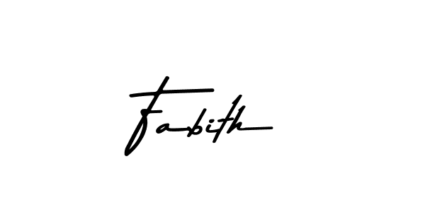 Also You can easily find your signature by using the search form. We will create Fabith name handwritten signature images for you free of cost using Asem Kandis PERSONAL USE sign style. Fabith signature style 9 images and pictures png