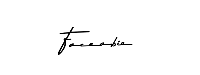 Faceabie stylish signature style. Best Handwritten Sign (Asem Kandis PERSONAL USE) for my name. Handwritten Signature Collection Ideas for my name Faceabie. Faceabie signature style 9 images and pictures png