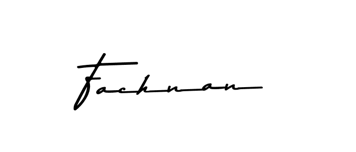 Design your own signature with our free online signature maker. With this signature software, you can create a handwritten (Asem Kandis PERSONAL USE) signature for name Fachnan. Fachnan signature style 9 images and pictures png