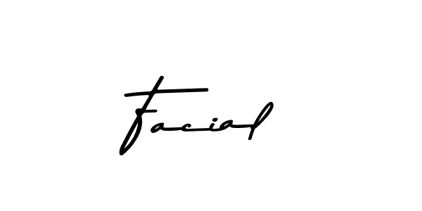 Similarly Asem Kandis PERSONAL USE is the best handwritten signature design. Signature creator online .You can use it as an online autograph creator for name Facial. Facial signature style 9 images and pictures png