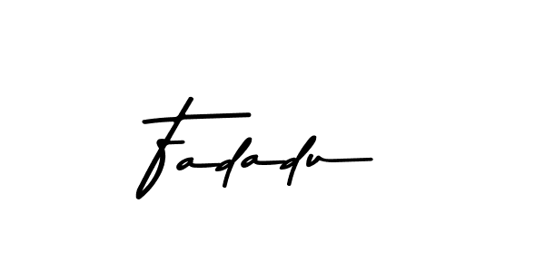 Make a beautiful signature design for name Fadadu. With this signature (Asem Kandis PERSONAL USE) style, you can create a handwritten signature for free. Fadadu signature style 9 images and pictures png