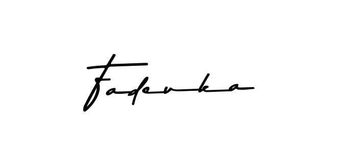 How to Draw Fadeuka signature style? Asem Kandis PERSONAL USE is a latest design signature styles for name Fadeuka. Fadeuka signature style 9 images and pictures png