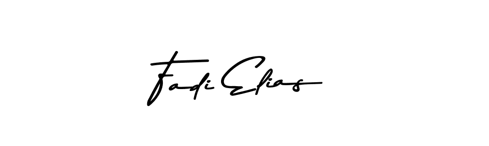 How to make Fadi Elias name signature. Use Asem Kandis PERSONAL USE style for creating short signs online. This is the latest handwritten sign. Fadi Elias signature style 9 images and pictures png