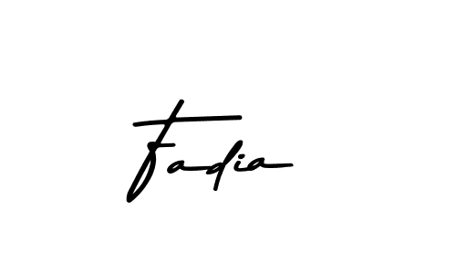 Create a beautiful signature design for name Fadia. With this signature (Asem Kandis PERSONAL USE) fonts, you can make a handwritten signature for free. Fadia signature style 9 images and pictures png