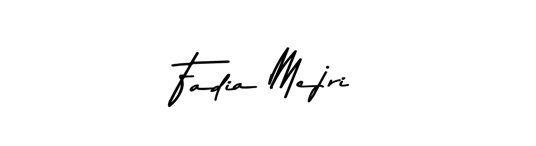 Create a beautiful signature design for name Fadia Mejri. With this signature (Asem Kandis PERSONAL USE) fonts, you can make a handwritten signature for free. Fadia Mejri signature style 9 images and pictures png