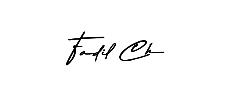 You can use this online signature creator to create a handwritten signature for the name Fadil Ch. This is the best online autograph maker. Fadil Ch signature style 9 images and pictures png