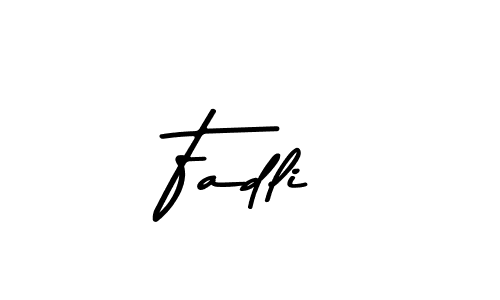 Make a beautiful signature design for name Fadli. With this signature (Asem Kandis PERSONAL USE) style, you can create a handwritten signature for free. Fadli signature style 9 images and pictures png