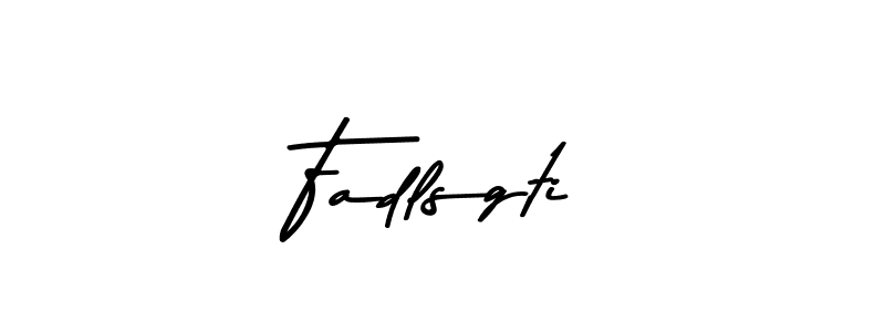 The best way (Asem Kandis PERSONAL USE) to make a short signature is to pick only two or three words in your name. The name Fadlsgti include a total of six letters. For converting this name. Fadlsgti signature style 9 images and pictures png