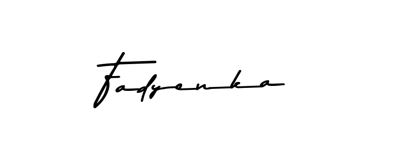 Fadyenka stylish signature style. Best Handwritten Sign (Asem Kandis PERSONAL USE) for my name. Handwritten Signature Collection Ideas for my name Fadyenka. Fadyenka signature style 9 images and pictures png