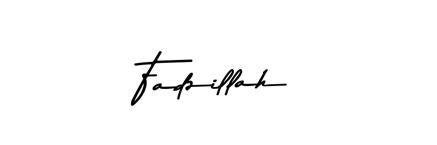 How to make Fadzillah signature? Asem Kandis PERSONAL USE is a professional autograph style. Create handwritten signature for Fadzillah name. Fadzillah signature style 9 images and pictures png