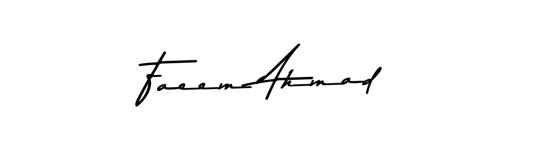 Also You can easily find your signature by using the search form. We will create Faeem Ahmad name handwritten signature images for you free of cost using Asem Kandis PERSONAL USE sign style. Faeem Ahmad signature style 9 images and pictures png