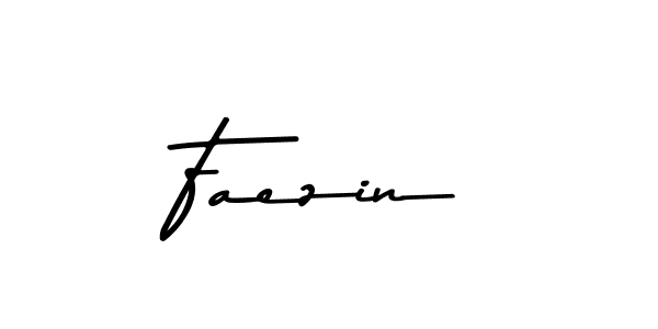 Use a signature maker to create a handwritten signature online. With this signature software, you can design (Asem Kandis PERSONAL USE) your own signature for name Faezin. Faezin signature style 9 images and pictures png