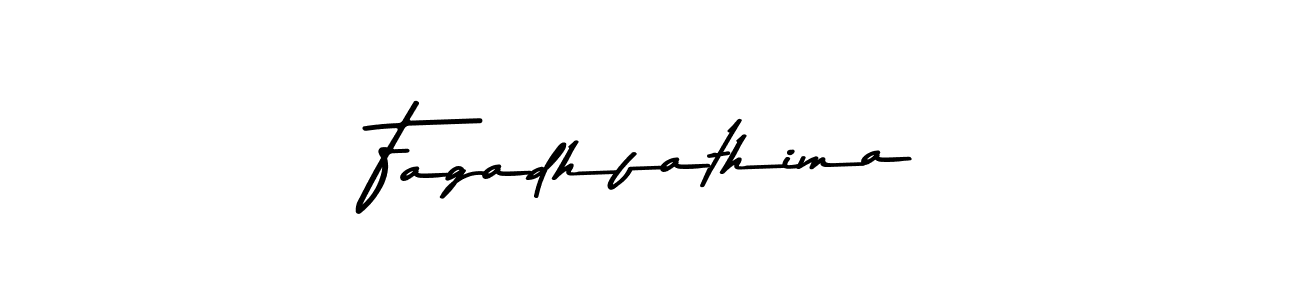 Asem Kandis PERSONAL USE is a professional signature style that is perfect for those who want to add a touch of class to their signature. It is also a great choice for those who want to make their signature more unique. Get Fagadhfathima name to fancy signature for free. Fagadhfathima signature style 9 images and pictures png