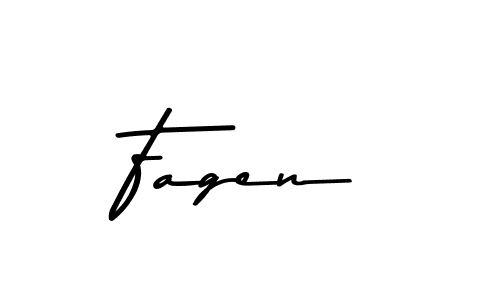 Fagen stylish signature style. Best Handwritten Sign (Asem Kandis PERSONAL USE) for my name. Handwritten Signature Collection Ideas for my name Fagen. Fagen signature style 9 images and pictures png