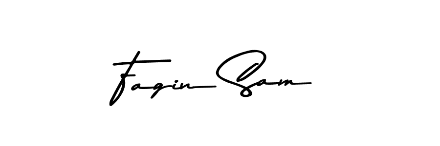 This is the best signature style for the Fagin Sam name. Also you like these signature font (Asem Kandis PERSONAL USE). Mix name signature. Fagin Sam signature style 9 images and pictures png