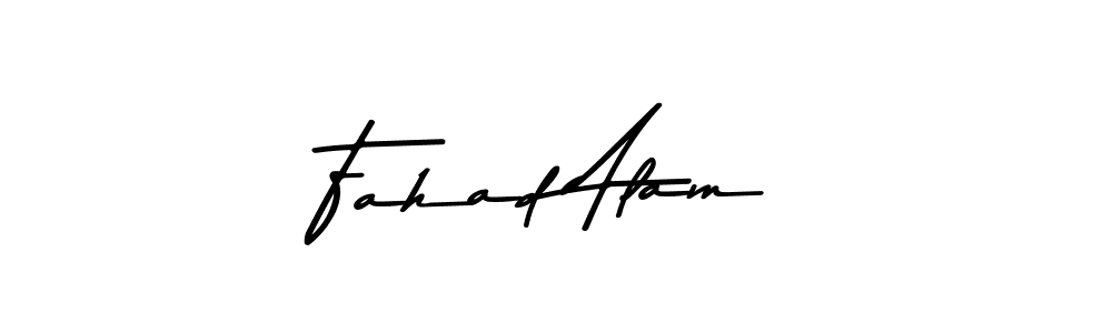 Also You can easily find your signature by using the search form. We will create Fahad Alam name handwritten signature images for you free of cost using Asem Kandis PERSONAL USE sign style. Fahad Alam signature style 9 images and pictures png