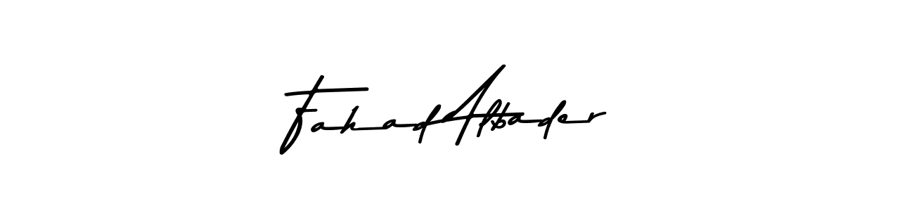 Fahad Albader stylish signature style. Best Handwritten Sign (Asem Kandis PERSONAL USE) for my name. Handwritten Signature Collection Ideas for my name Fahad Albader. Fahad Albader signature style 9 images and pictures png