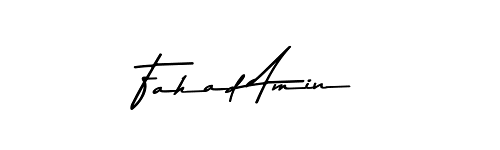 Also You can easily find your signature by using the search form. We will create Fahad Amin name handwritten signature images for you free of cost using Asem Kandis PERSONAL USE sign style. Fahad Amin signature style 9 images and pictures png