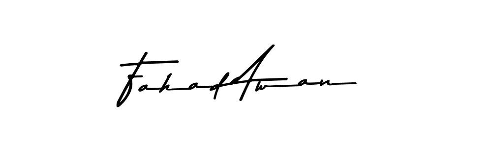 How to make Fahad Awan signature? Asem Kandis PERSONAL USE is a professional autograph style. Create handwritten signature for Fahad Awan name. Fahad Awan signature style 9 images and pictures png