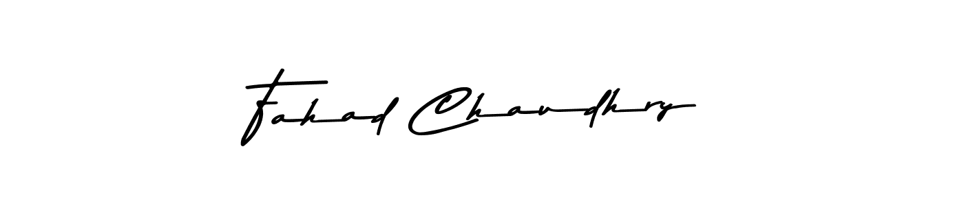 Design your own signature with our free online signature maker. With this signature software, you can create a handwritten (Asem Kandis PERSONAL USE) signature for name Fahad Chaudhry. Fahad Chaudhry signature style 9 images and pictures png